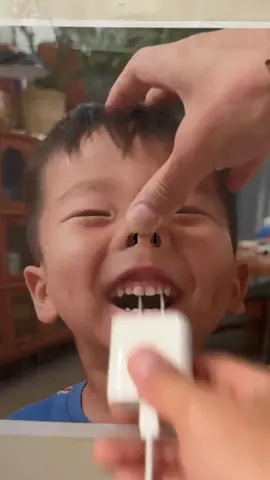Son, do you know how amazing your nose is? #creative #havefun #nose #family #cute #kids #son #AmazingChinesePeople #interesting #happylife #share Cr: Rednote yutouhuifei