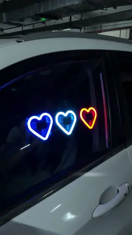 Add a little glow to your ride ❤️ this solar-powered heart light charges by day and lights up your car by night — no worries, no hassle, just pure vibes! #caraccessories #ledcarlights #heartshaped #cardecor #carvibes 
