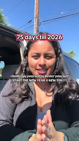 75 days till the New Year!!! #75daychallenge #75daystill2026 #challengeyourself #75hard #75softchallenge 