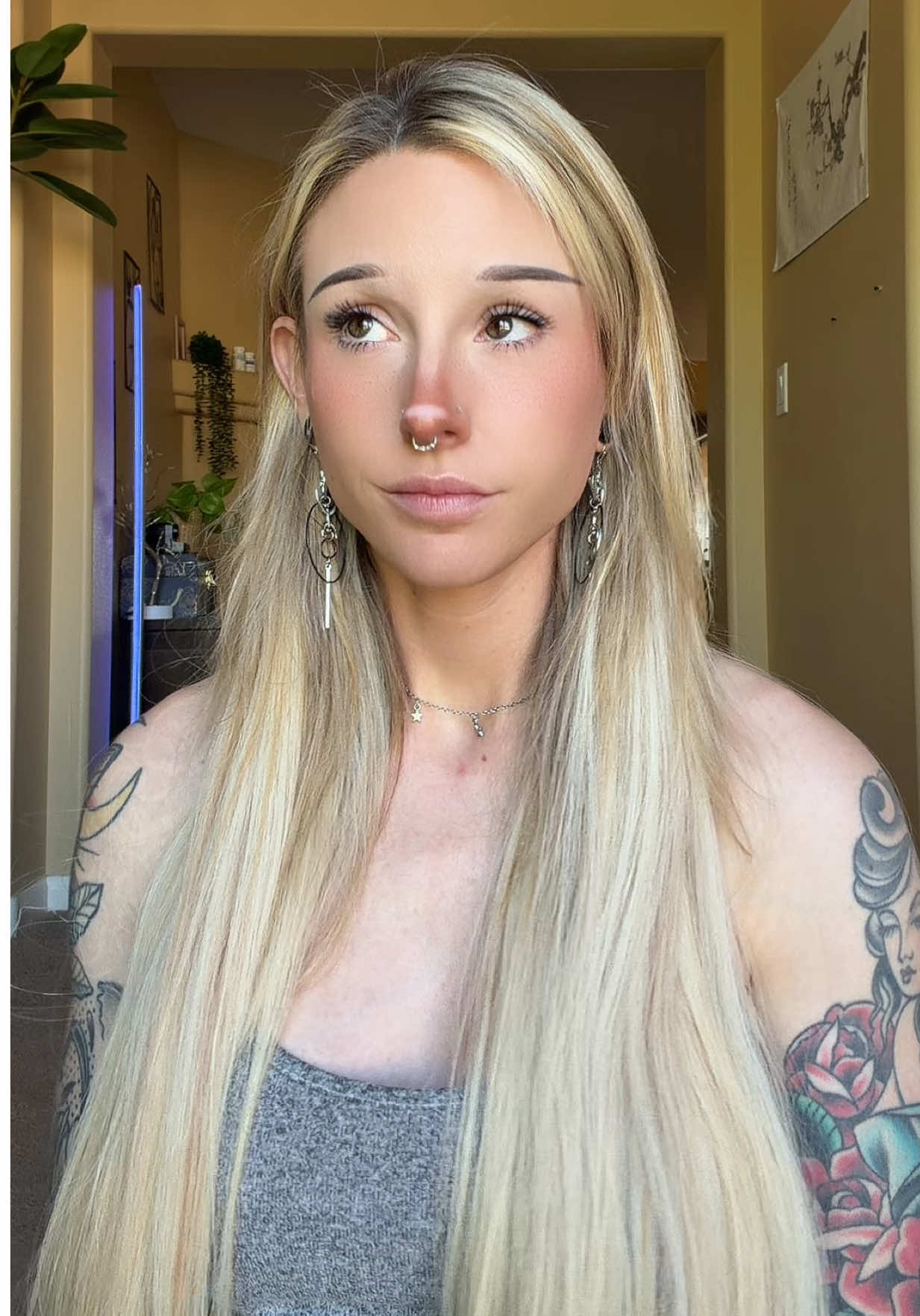 Idk why I contour my nose (idc) (I do) #whatever #nose 