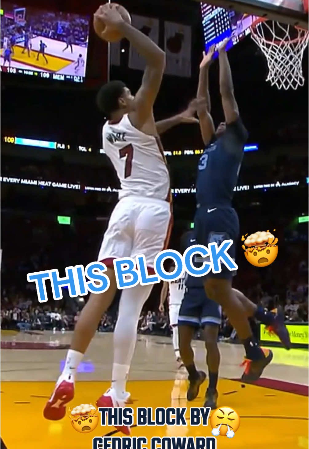 THE ROOK 🤯 #memphisgrizzlies #block #cedriccoward @NBA 