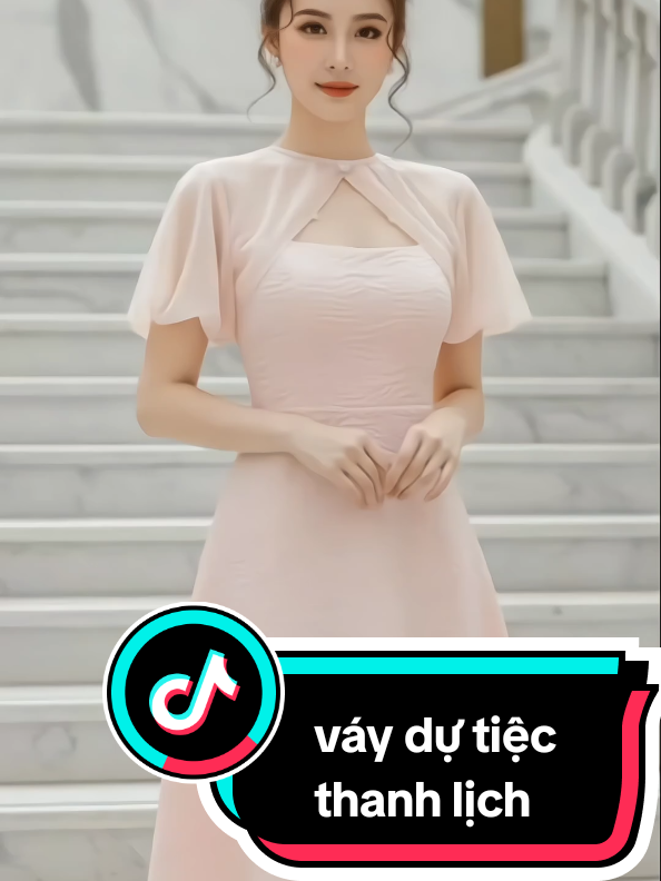 chất liệu vải xốp hoa thanh lịch  #vaynu #vaydutiec #vaydangdai #hgboutiquevn #thoitrangnu 