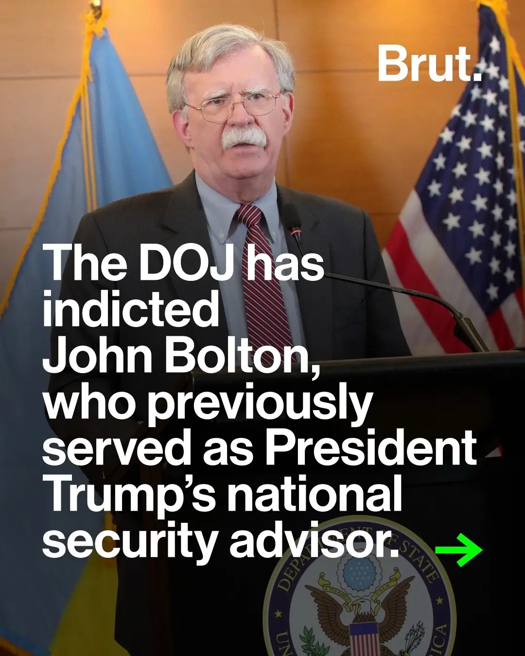 The Department of Justice has indicted John Bolton, who previously served as President Trump’s national security advisor. Bolton faces 18 counts: eight counts of transmission of national defense information and 10 counts of retention of national defense information. #FBI #indictment #JohnBolton #NationalSecurityAdvisor #TopSecret Photo credit: Pexels, Unsplash, AdobeStock, U.S. Department of Justice, J. David Ake/Getty Images, Unsplash, Pavlo_Bagmut/Future Publishing via Getty Images, Andrew Harnik/Getty Images, The White House