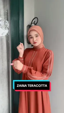 Zaina Teracotta fresshhh ya Bun diliatnya mewaaah 🍊🥰 #arnizindonesia #arnizcollection #gamiskekinian #gamismurah #dresscantik 
