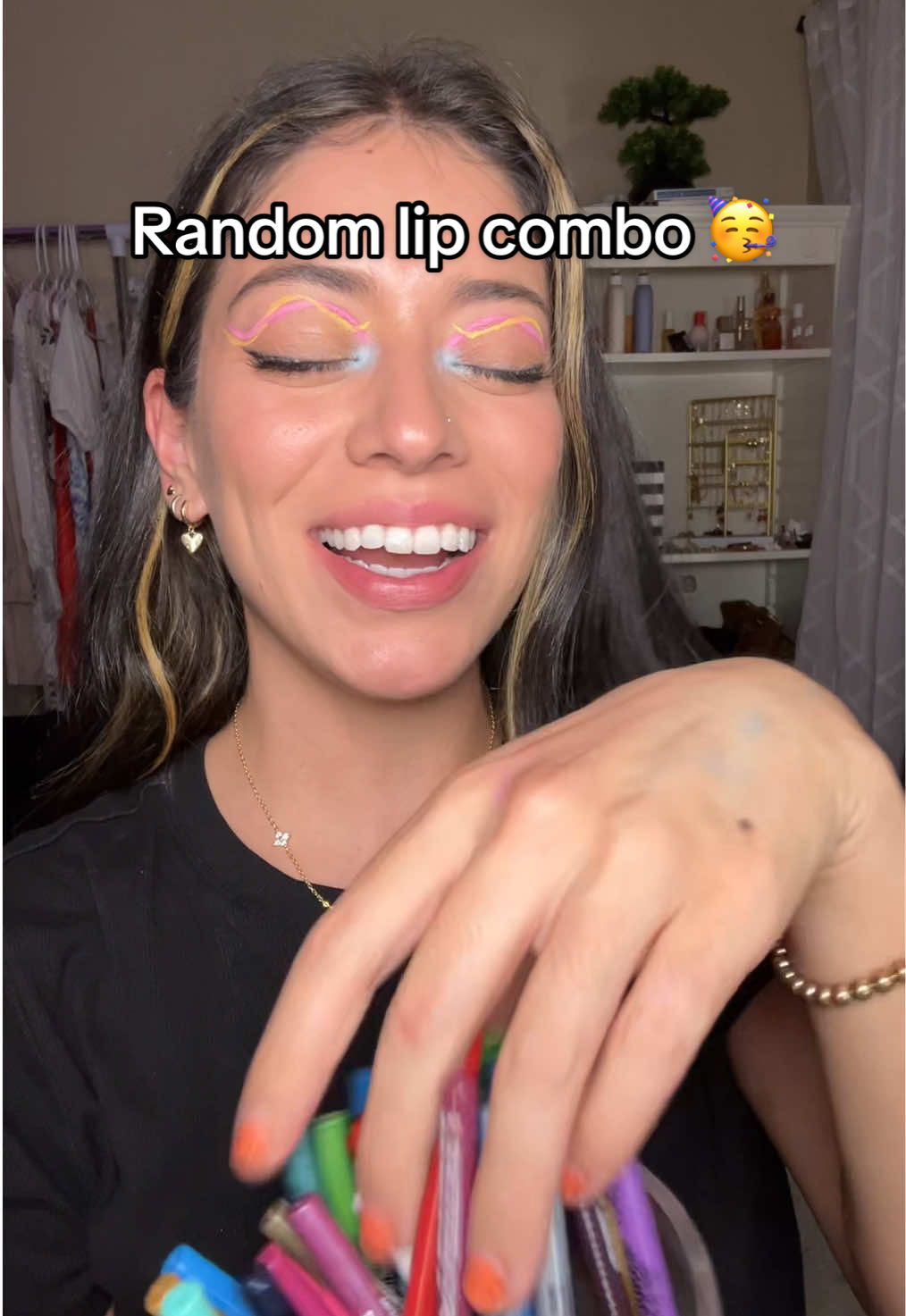 Random lip combo FUN COLOR FRIDAY 🥳 @L.A. Girl Cosmetics Electric @about-face beauty Taxi driver @Sigma Beauty Brilliance #lipcombo #makeup #lipstick #lipgloss #lipliner 