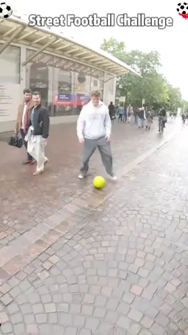 Soccer test on street ⚽️❤️#Soccer #streettest #passersby #fyp #foryou 