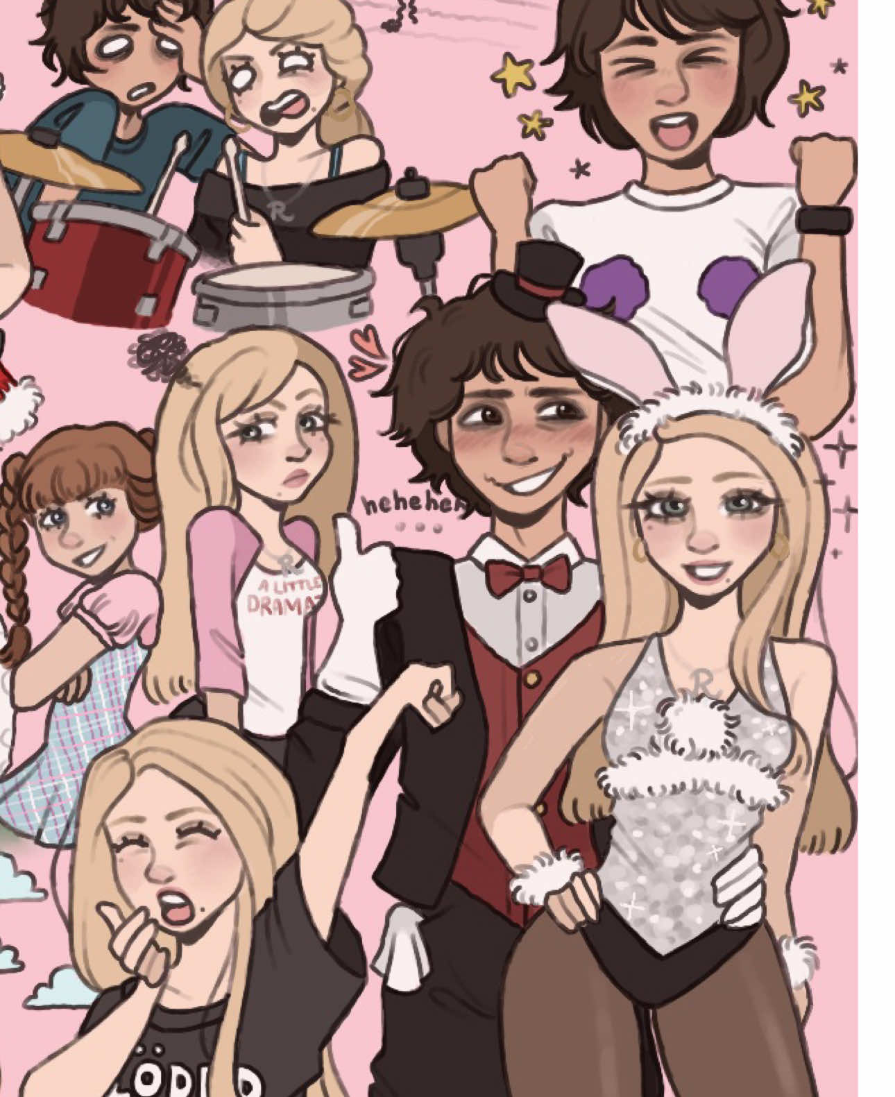 gnawing at the bars of my enclosure #rodrickheffley #reginageorge #fyp  #meangirls ship #diaryofawimpykid fanart