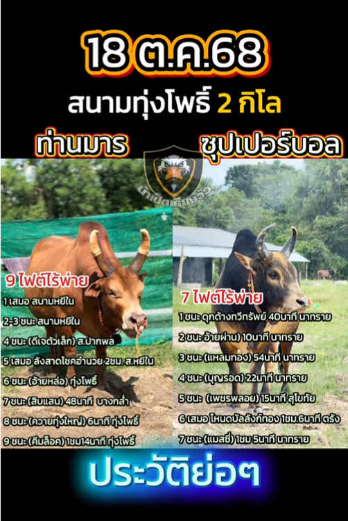 ประวัติ #แดงเหลี่ยมเพชรพยัคฆ์พันธุ์ทาง #ท่านมาร ประวัติ #โหนดหลังขาวศิลปะไทยยอดนักสู้ #ซุปเปอร์บอล #วัวชน