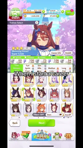 Im so bunz at this game 🥹✌️#umamusume #umamusumeprettyderby #fyp #fypシ゚viral #fyppp 