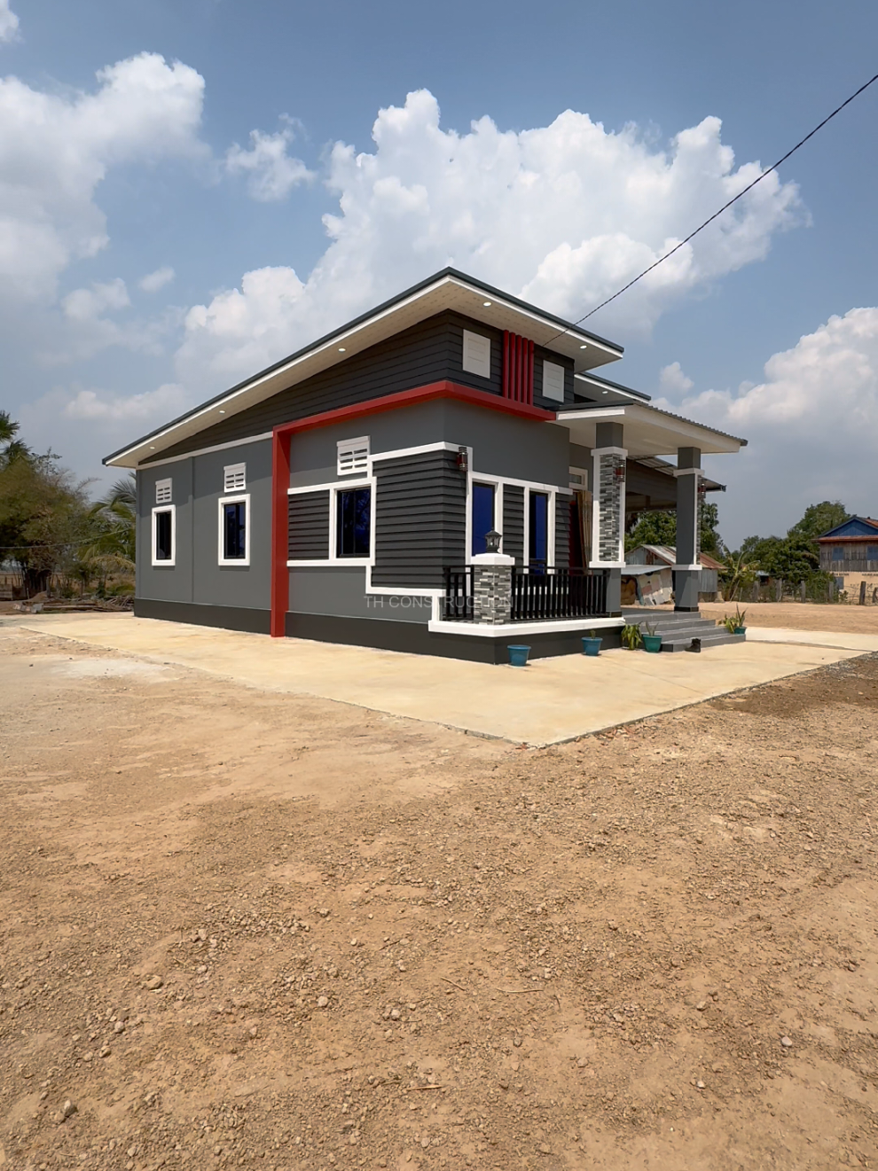 #ម៉ូតផ្ទះក្រពើហា #ម៉ូតក្រពើហា #ក្រពើហា  #ផ្ទះក្រពើហា #thconstruction 