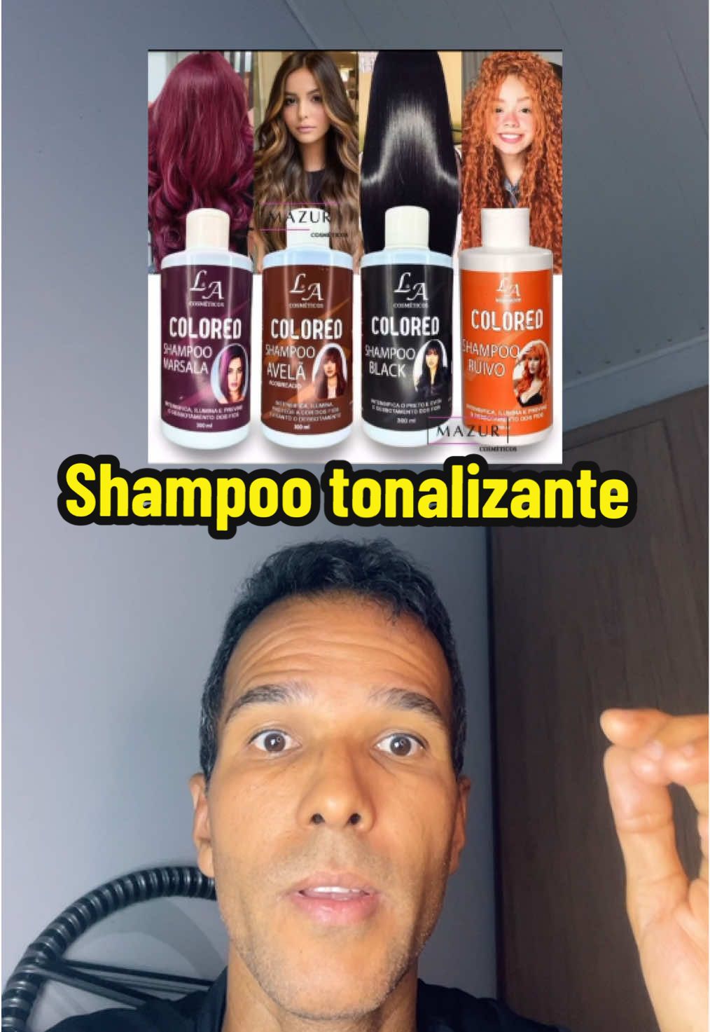 Shampoo Escurecedor Cabelos Brancos Tonalizante 