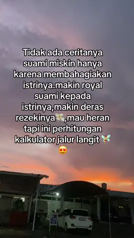 Masya allah lancar trus rezeki suami yg mendahulukan istri😘