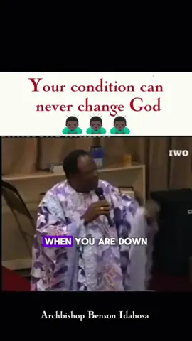 Archbishop Benson Idahosa __ Your condition cannot change God __ #bensonidahosa #archbishopbensonidahosa 