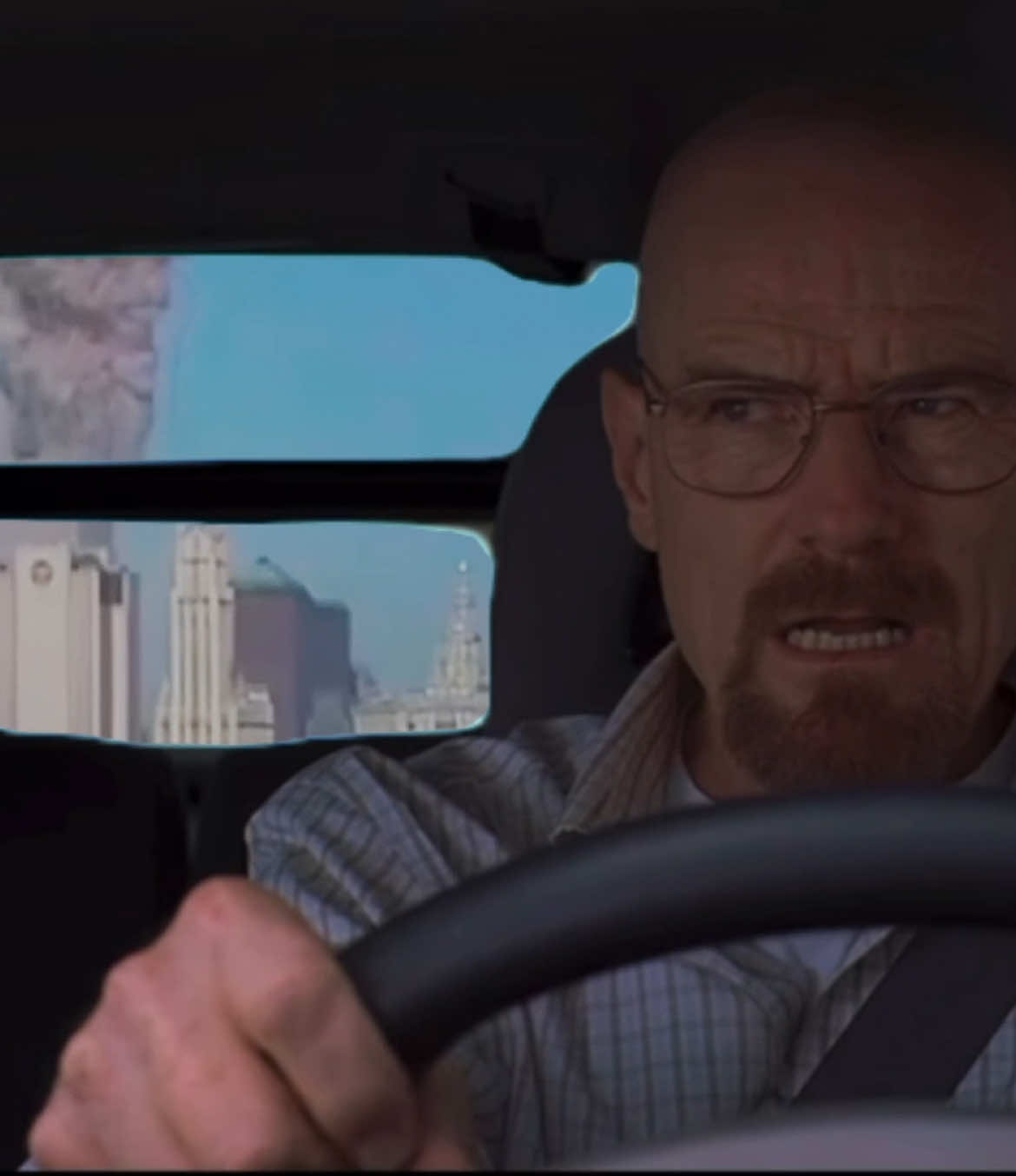 The moment Walter white became towerberg #walterwhite #heisenberg #breakingbad #twintowers #worldtradecenter