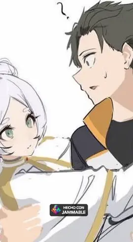 Frieren con animación de Re zero / Emilia bien hecha #rezero #rezerokarahajimeruisekaiseikatsu #subarunatsuki #frierenbeyondjourneysend #frieren 