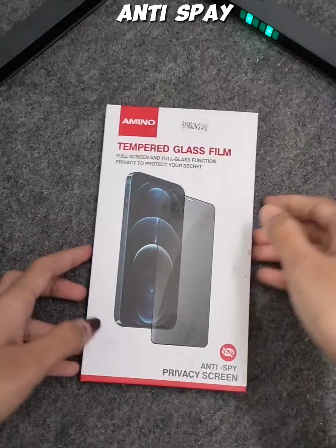 Perlindungan privasi kelas premium. Sambil tetap mempertahankan kejernihan layar #amino #temperedglass #temperedglassantispy #temperedglassprivacyglossi #temperedglassprivacy #antigores #antigoresprivacy #antigoresprivacy #pelindunglayar