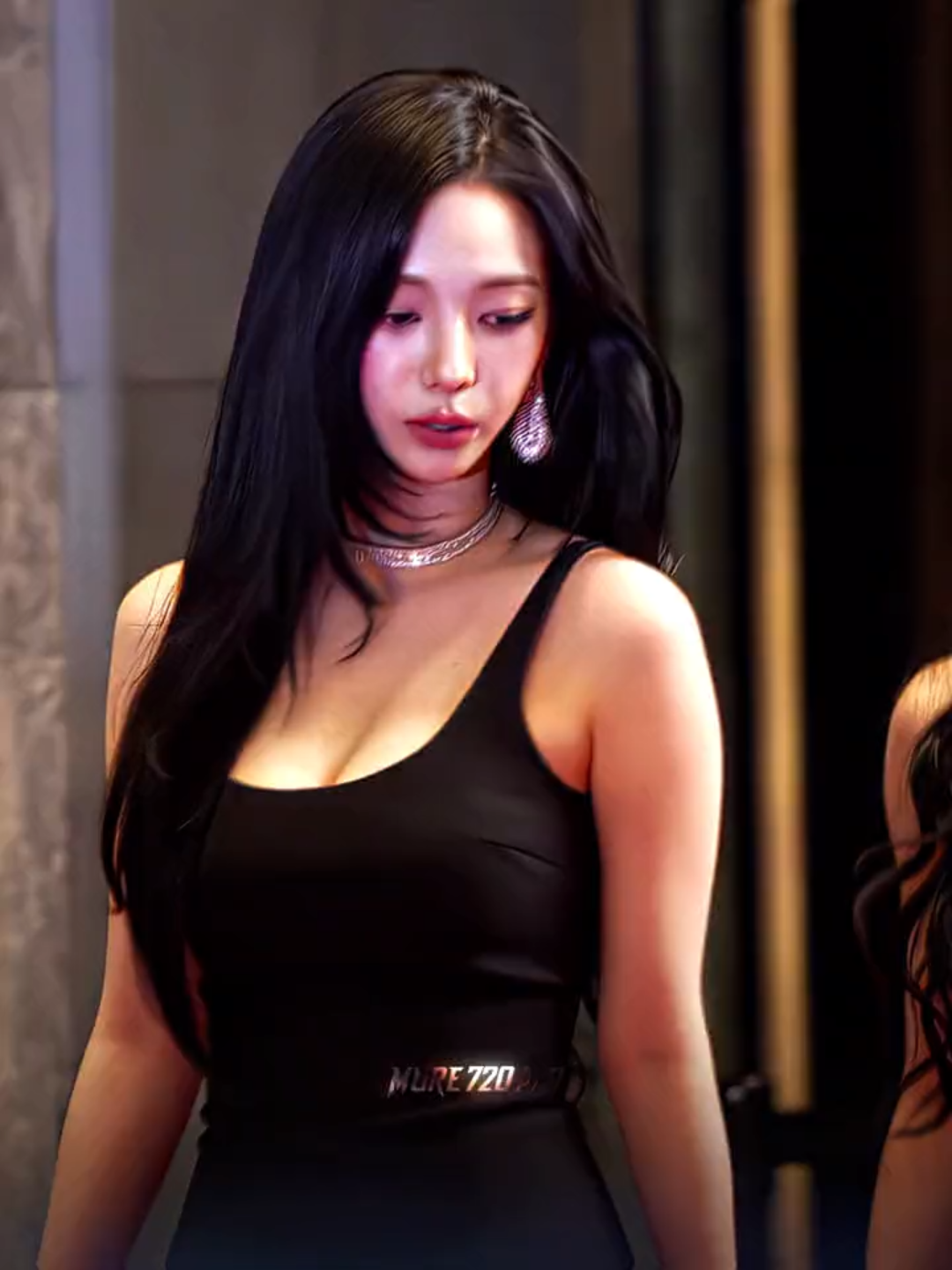 Karina With black dress its make her so pretty 😍 🥰🙏