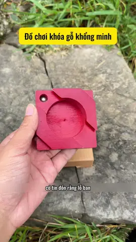 Đồ chơi trí tuệ khoá gỗ khổng minh #dochoitritue #dochoithongminh #xuhuong #fyp 