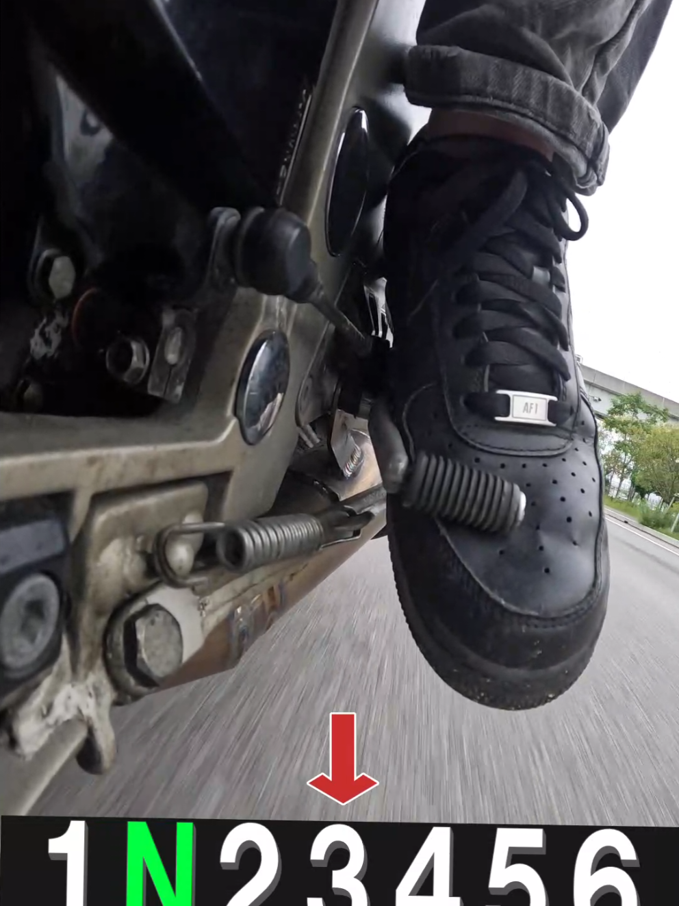 バイクのギアチェンジ！ #motorcycle #manual #rider #ride 