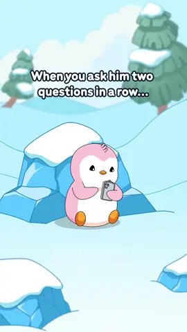 Polly: asks two questions at once 🗣️❓❓ Pengu: answers only one Polly: completely lost trying to figure out which one he meant 😵‍💫🐧 💲POLLY 💲PENGU