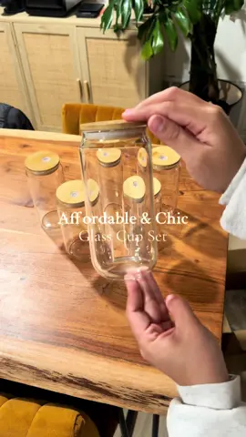 Can’t wait to make my ice coffees ✨☕️ #icecoffee #glasscups #glasscupset #newcups 