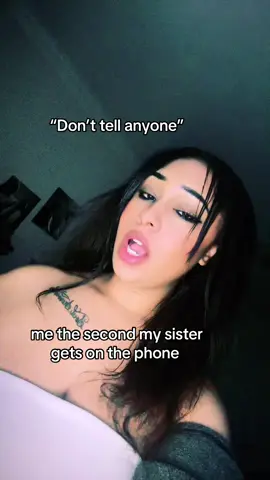 Cuz who she gunna tell 🧐