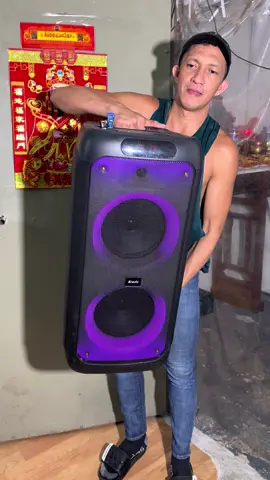 Bluetooth Karaoke Speaker with RGB Lighting and Wireless Microphone#Speakers #karaoke #bluetooth 