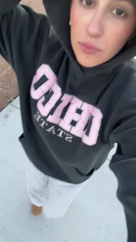 Prime walking weather in sweats and a hoodie iykyk #walking #walkingjourney #steps #chicostate 