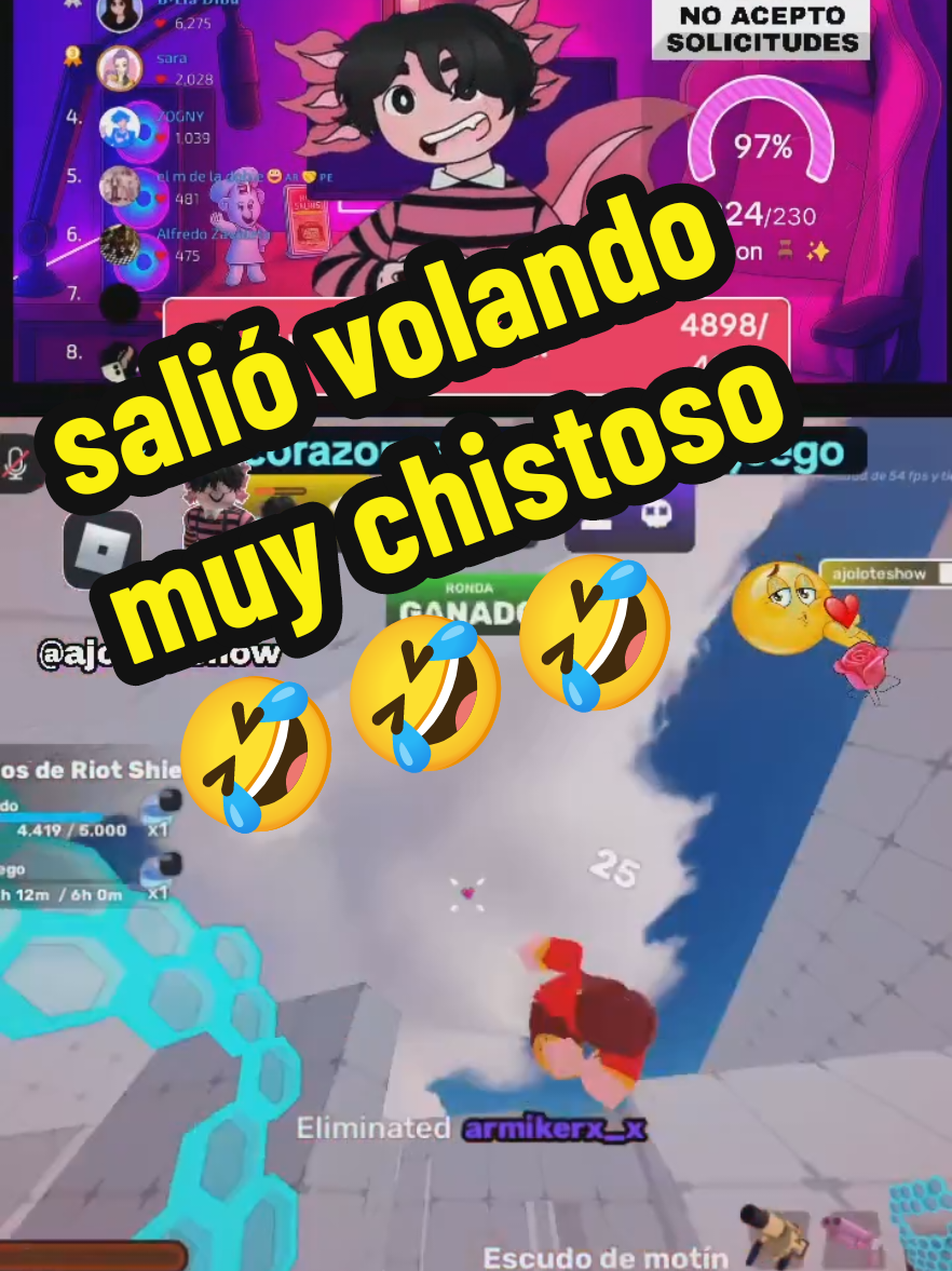 salió volando muy chistoso 🤣🤣🤣 #roblox #robloxfyp #robloxedit #fyp #rivals 