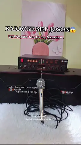 Karaoke Joson Set! JS-6000B/6 inch, very Affordable na mga Lods😍 Check out na guys!😊 #josonspeaker #amplifier #budgetsystem #karaoke #josonspeakersetmicrophone 