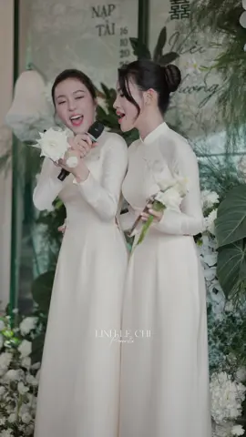 Hoa hậu Kiều Duy, Á hậu Minh Thư song ca, quầy nhiệt tình chúc mừng đám hỏi của đàn chị thân thiết Đỗ Hà #linhlechi #linhlechiteam #hoahaudoha #vietvuongdoha #dohawedding