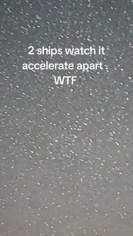 Ships accelerating apart