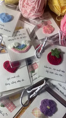 móc khoá lời nhắn✨💐#xh #fyp #crochet 