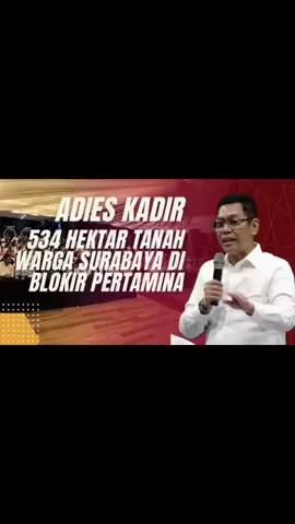 Bapak Adies Kadir  membawa aspirasi Masyarakat yang dirugikan akibat klaim lahan oleh PT. Pertamina ke pimpinan DPR RI untuk diselesaikan melalui pansus permasalahan konflik agraria. Sebagai informasi bahwa warga yang sudah menempati lahan selama puluhan tahun (40-60 tahun) dengan sertifikat hak milik yang sah dan membayar PBB kini dihadapkan pada klaim yang membuat mereka tidak bisa mengurus administrasi seperti balik nama atau perpanjang HGB. Masalah ini melibatkan 534 hektar di 5 kelurahan dan 3 kecamatan di Surabaya. #adieskadir #adieskadirlanjutkan #adieskadirojomundur #suroboyowani #surabaya 