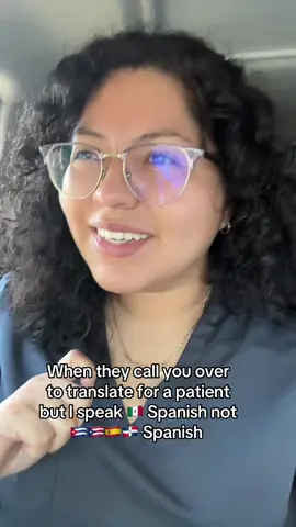 Cuando te llaman para traducir para un paciente, pero yo hablo español de 🇲🇽 no de 🇩🇴🇪🇸🇨🇺🇵🇷 I’ll always try my best because something is better than nothing  #optometrystudent #bilingualproblems #bilingue #optometria #mexico 