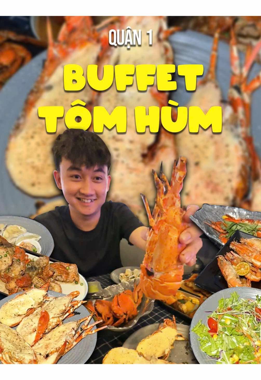 Buffet tôm hùm view Phố đi bộ quá đẹp 🤗 #buffettomhum #chaivillage #buffet #ancungtiktok #hoanganhdidau 