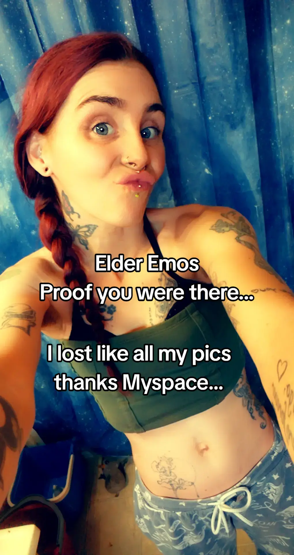 Grew up super conservative and kinda poor so I barely even got to dye my hair or have a 