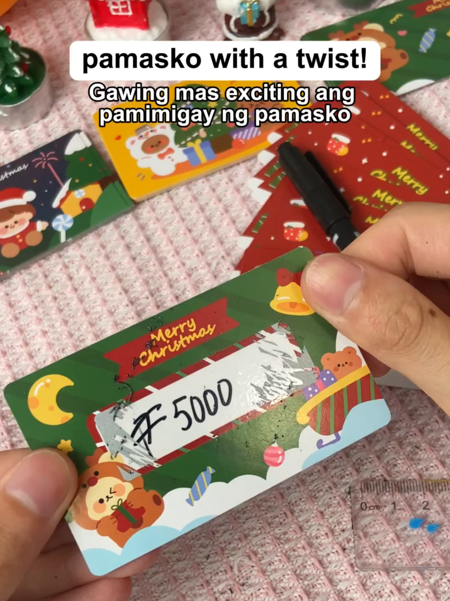 Christmas Scratch Card Surprise! My Heart Racing at the First Scratch—Who Gets It!#pamasko #christmasscratchcard #christmastiktok #scartchcard #fypシ゚ #fyp #christmascard #scratchcard #christmas
