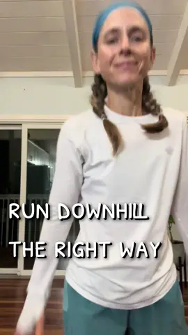 Run downhill the right way! #runtok #runningtips #trailrunning #downhillrunning #marathontraining 