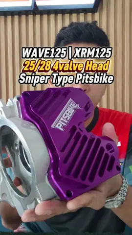 WAVE125 | XRM125 25/28 4valve Head Sniper Type Complete Internal  Pitsbike #motosenpai #wave125 #xrm125 #4valvehead #pitsbike 