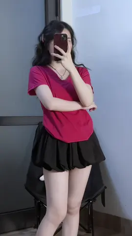 babytee cổ tim mặc sanggg chứ bộ 🥰🥰#tiemdonhamen #babytee #aothunbabytee #aothuncotim #trending 