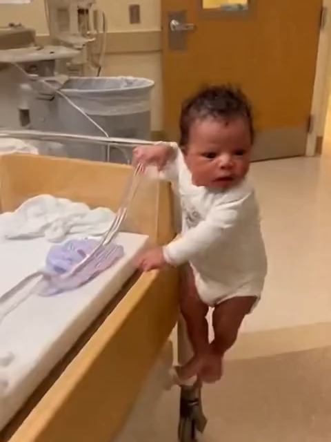 This Baby Tried To Escape The Hospital! #ai #aivideo #aivideomaker