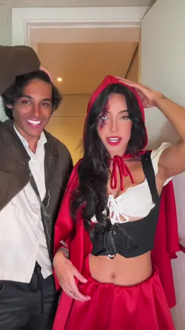 Chapeuzinho e o caçador😍 #lizmacedo16 @Lucas Mamede 