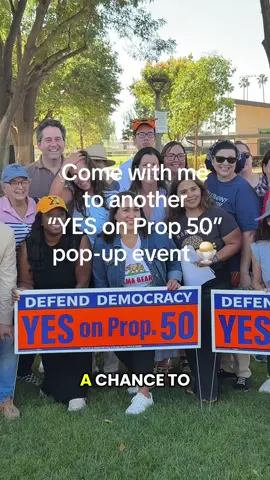 Come with me for another day of Prop 50 canvassing in Orange County hosted by the OC Dems clubs. I was able to speak to and with several public servants and their engaged constituents alike over democracy and a bowl of ice cream. 🍨 Like the sign says—there’s nothing sweeter than that! #california #prop50 #congress #democrat #politics 