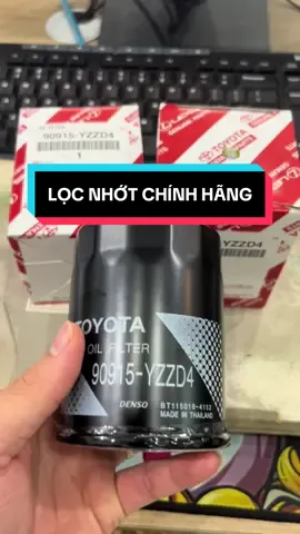 Lọc nhớt (lọc dầu) Toyota chính hãng  #lọcdầu #lọcnhớt #loctoyota #phutungotochinhhang #phutungduchuy 