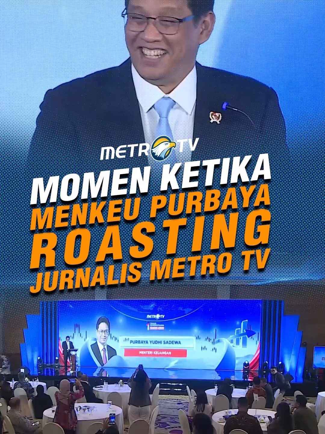 Ampun pak 😁🙏🙏🙏 . Momen Ketika Menteri Keuangan Purbaya Yudhi Sadewa ngeroasting jurnalis Metro TV. #MetroTV #tiktokmetrotv #beritaviral #metrotvnews #terkini #fyp #viral #purbayayudhidasewa #menterikeuangan