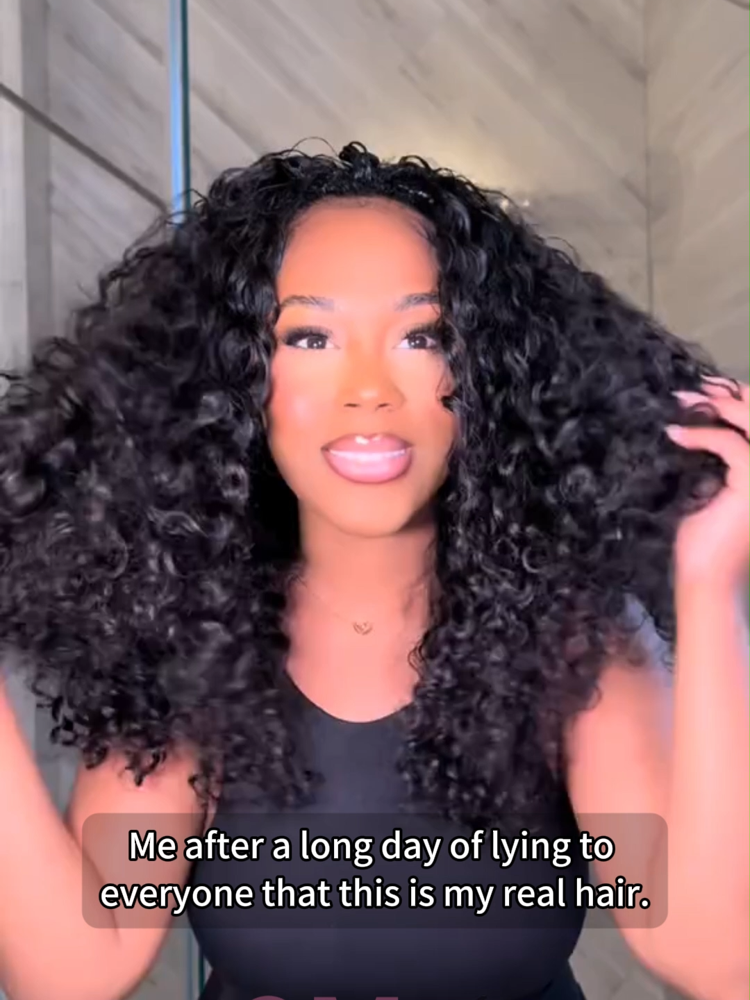 I hope y’all using a half wig & not a quick weave in this heat! convenient everyday😫✨✨up to 70% OFF, no code needed!🤎🤎hair: ohmypretty half water wave wig 20 inches#ohmyprettywig #foryoupage #beginnerfriendly #waterwave #halfwigtok