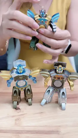 Robot biến hình thành con quay spinner #TikTokAwardsVN #maybambi #dochoiembe 