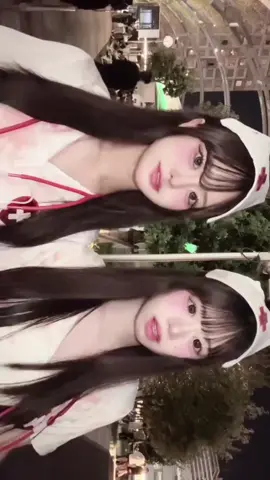 ハロウィン1個目は白ナースした🤍#ハロウィン #ナース #ljk #fyp #08 