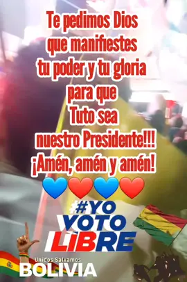 EN EL NOMBRE DE DIOS, AMÉN!!! 💙❤️💙❤️🙌❤️💛💚🙌🇧🇴🇧🇴🇧🇴🙌💙❤️💙❤️🙌❤️💛💚🙌🇧🇴🇧🇴🇧🇴🙌💙❤️💙❤️🙌💪✨#tutoquirogapresidente2025 #tutoyjp #yovotolibre #tiktokvirall #paratii 